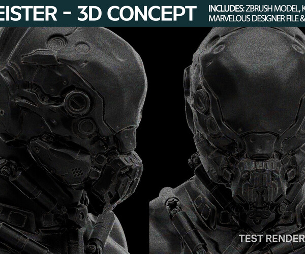 ArtStation - Bio Heister 3D Concept | Resources