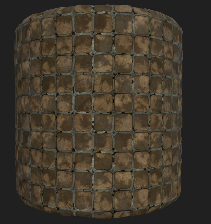 ArtStation - Ground Brick Material 4 | Game Assets