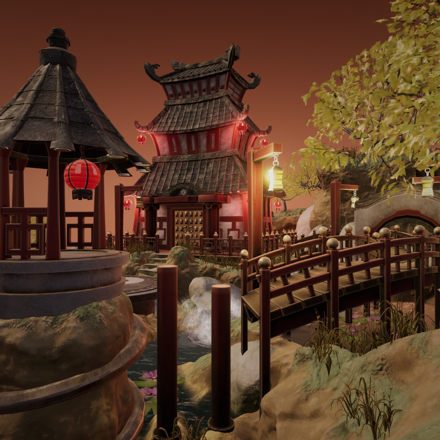 ArtStation - Blender 3 | Unreal Engine 5 | Oriental Imperial 3D ...