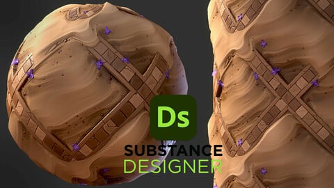 Stylized Sand with Tile - Substance 3D Designer