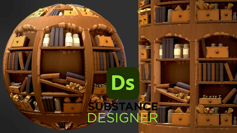 Stylized Apothecary - Substance 3D Designer