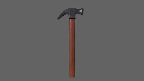 PBR Claw Hammer Wood2