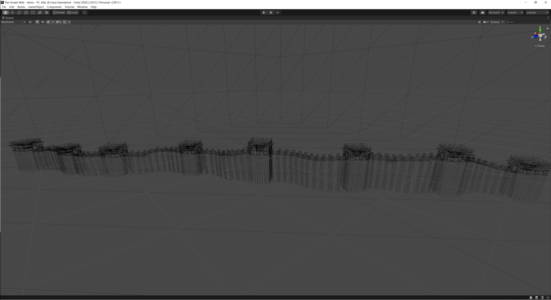 ArtStation The Great Wall Game Assets