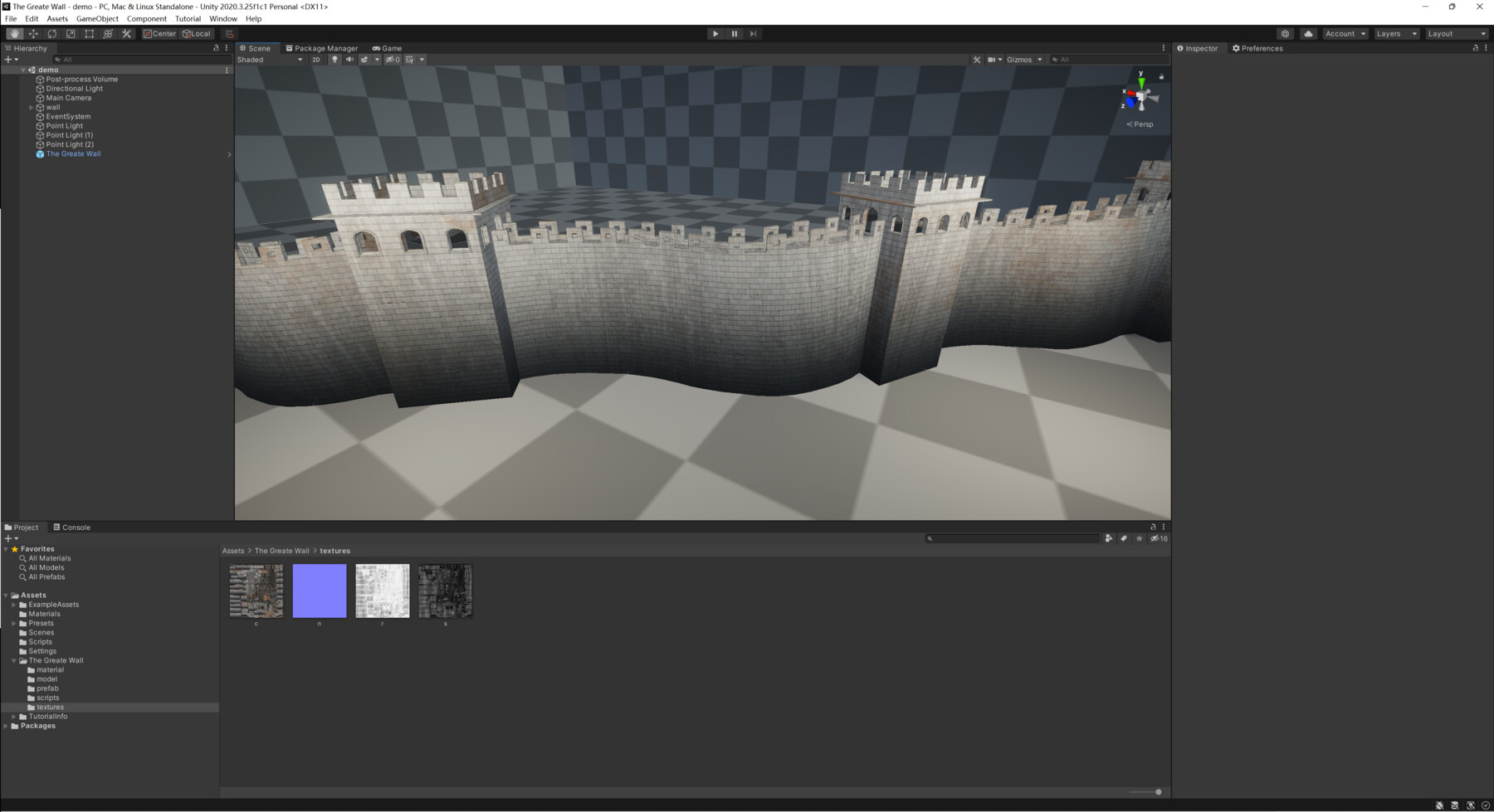 ArtStation The Great Wall Game Assets