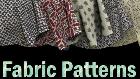 10 Fabric Patterns Seamless and Tileable Vol. 7