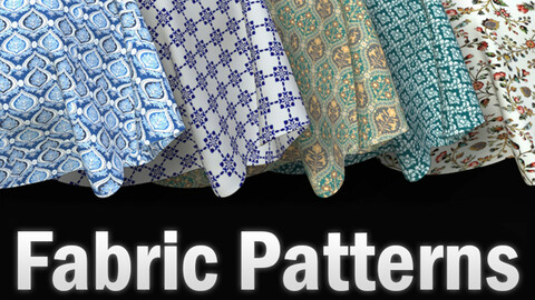 10 Fabric Patterns Seamless and Tileable Vol. 8
