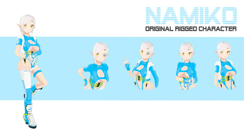 Namiko - 3D Rigged Anime Character