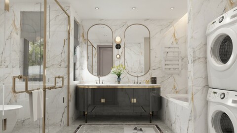 Modern Bathroom - 034