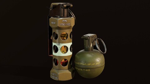 Stun Grenade & HE Grenade