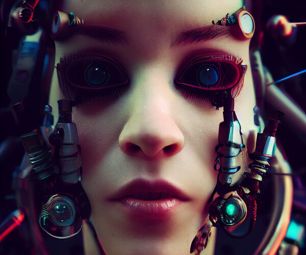 ArtStation - Cyberpunk female character design. Pack | Artworks