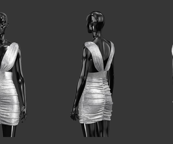 ArtStation - +5 woman dress pack +Clo3D and MD file + OBJ +FBX | Game ...