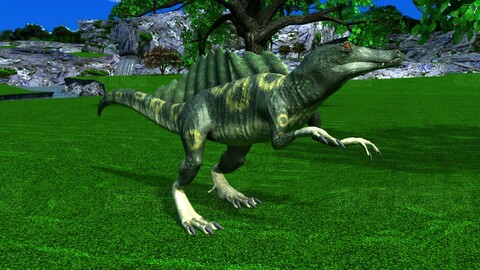 Spinosaurus for Maya and Arnold
