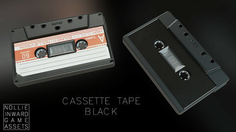 Cassette Tape Black