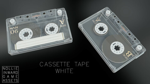 Cassette Tape Transparent White