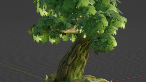Fantasy Stylised Tree 01