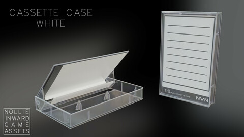 Cassette Case White