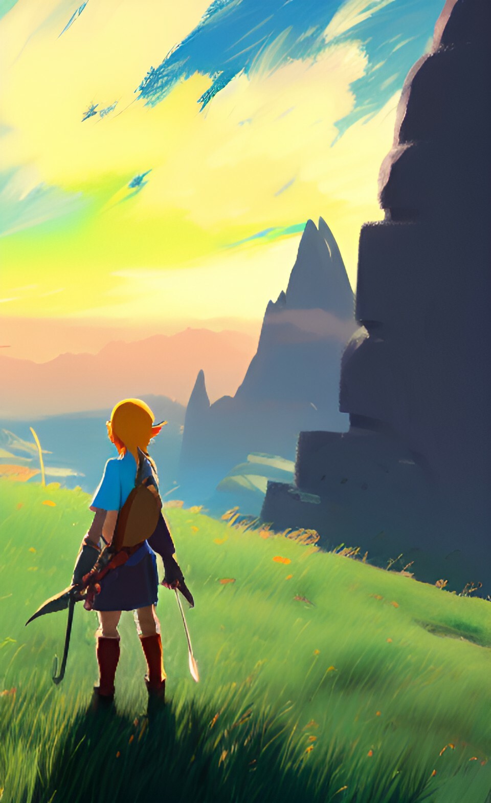 ArtStation - Breath of the wild 2500 jpg fanart | Artworks