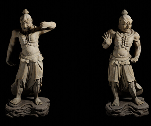 ArtStation - Two Vajra Warriors | Game Assets