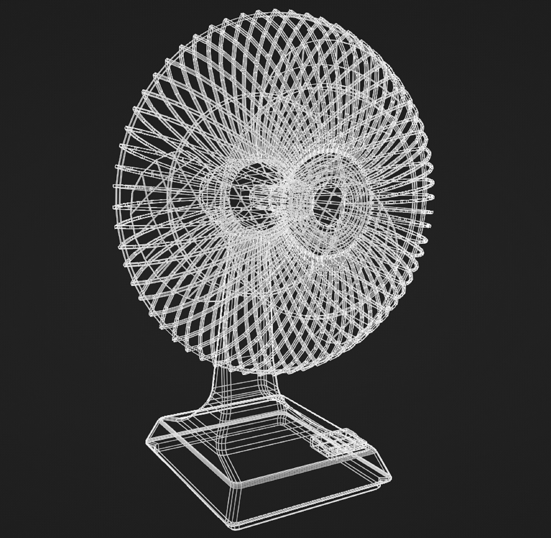 ArtStation - 80s - 90s Desk Fan (.blend/.fbx/.obj) | Resources