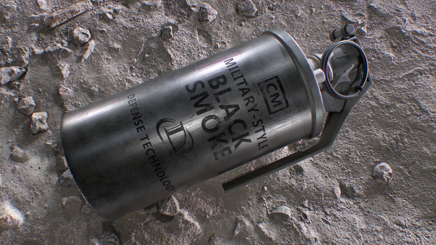 ArtStation Defense Technology Smoke Grenade Game Assets   File 