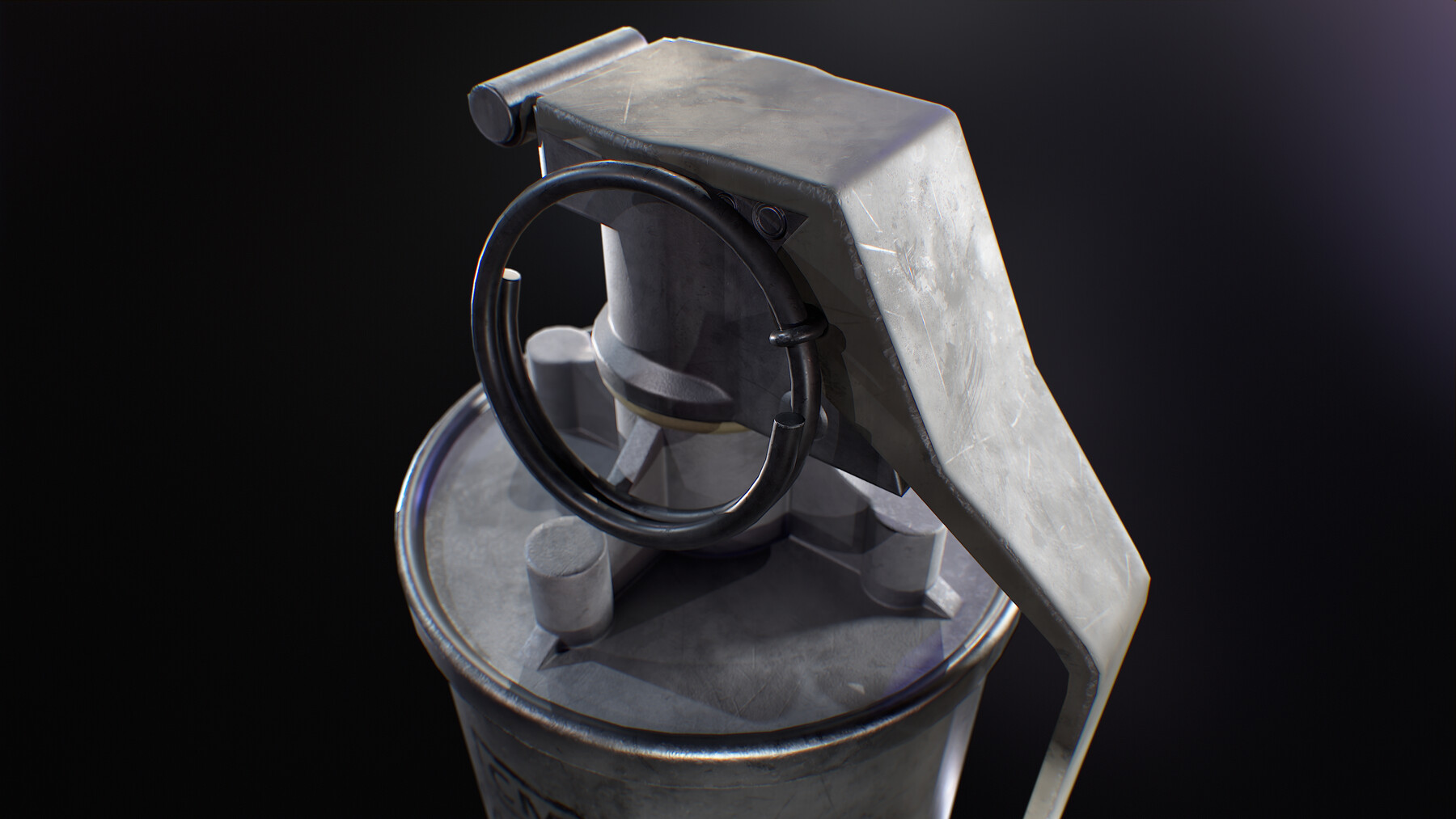 ArtStation Defense Technology Smoke Grenade Game Assets