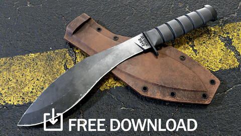 Free KA-BAR Combat Kukri