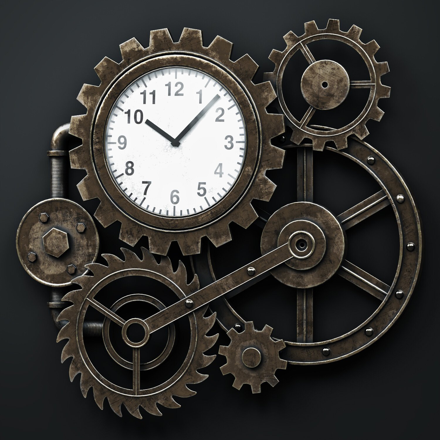 ArtStation - Steampunk Clock