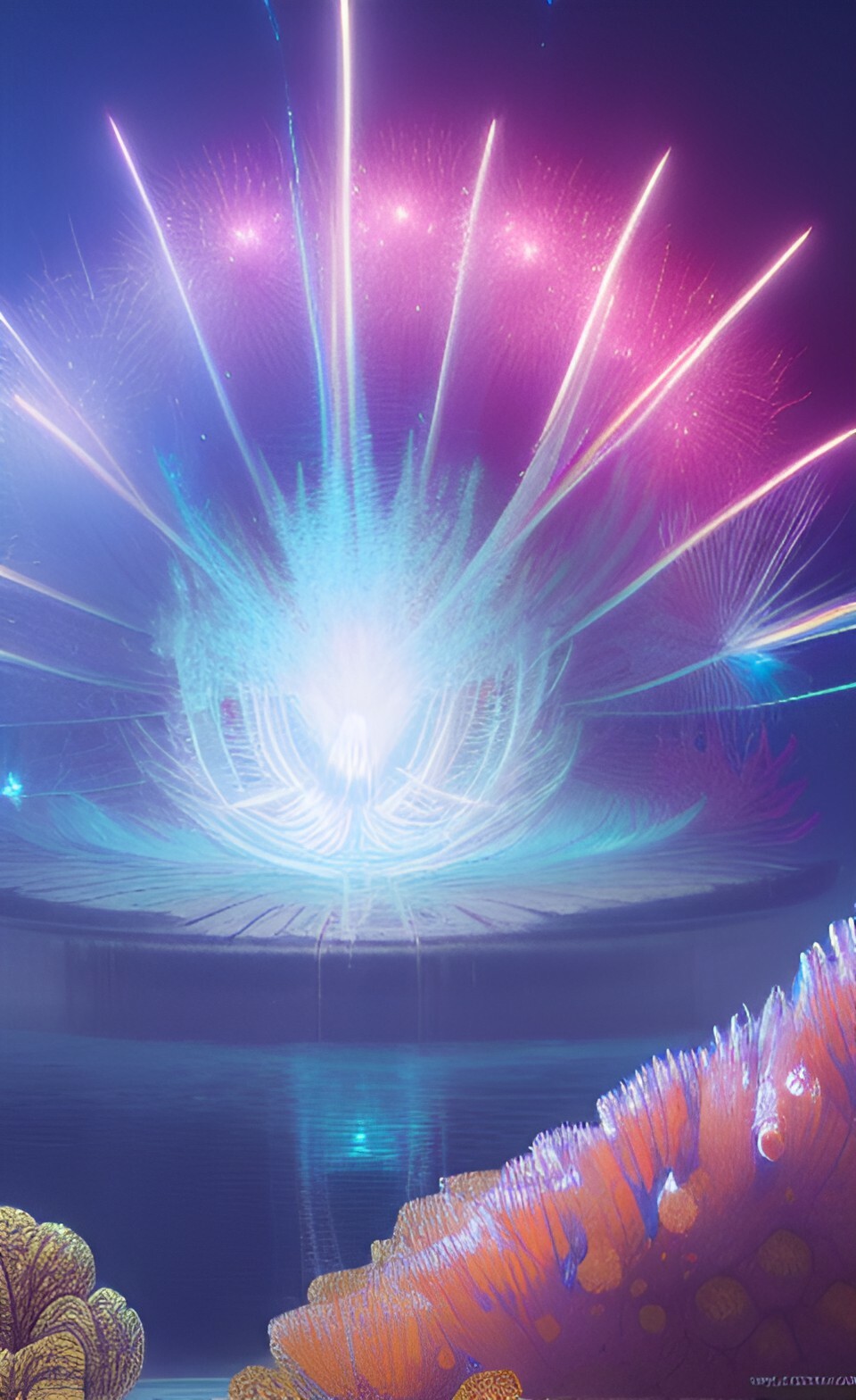 ArtStation FireWork UnderWater 1000 jpg wallpaper background pack