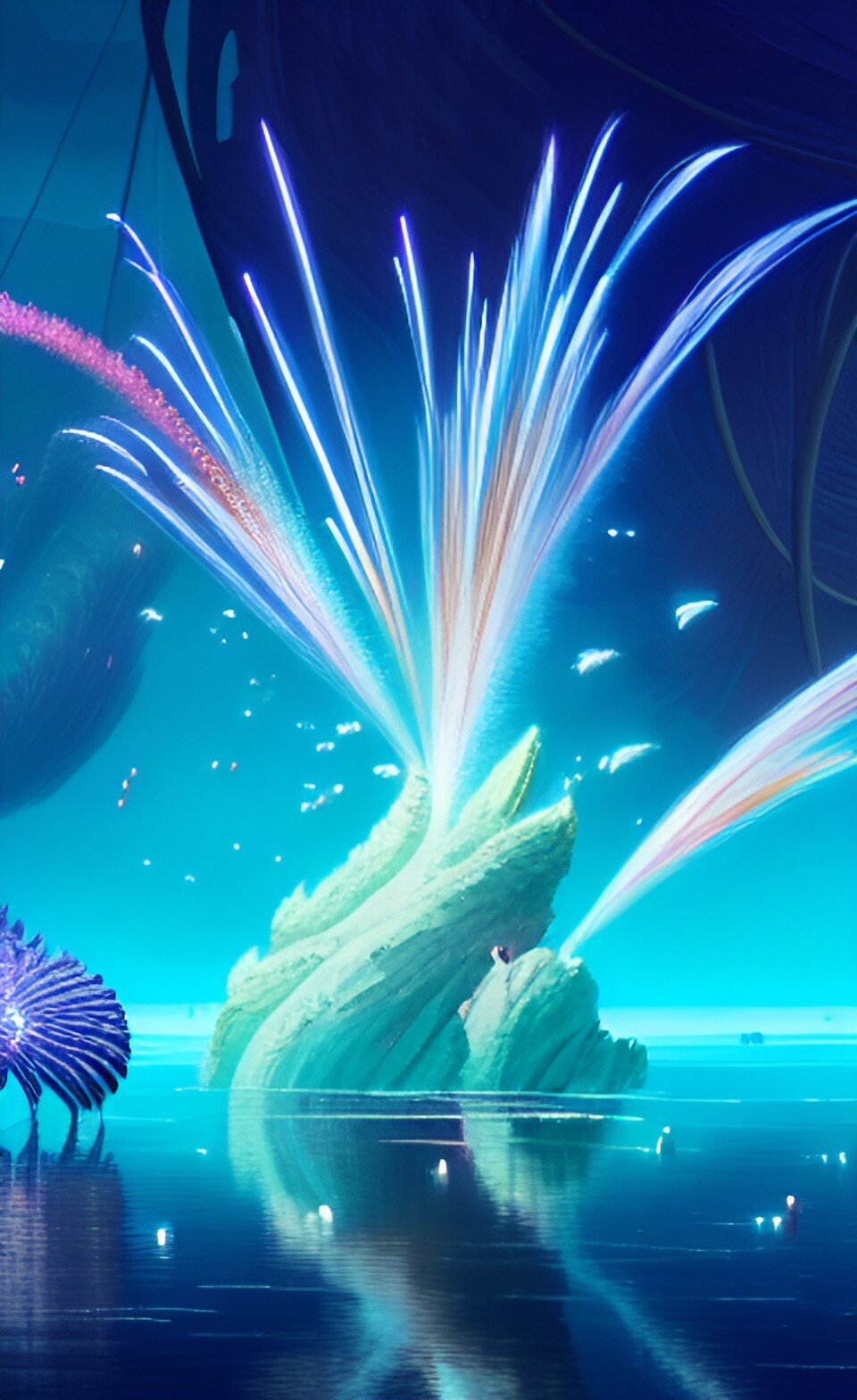 ArtStation FireWork UnderWater 1000 jpg wallpaper background pack