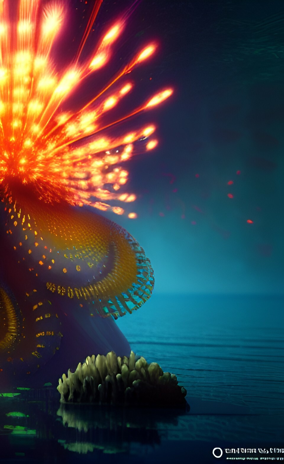 ArtStation FireWork UnderWater 1000 jpg wallpaper background pack