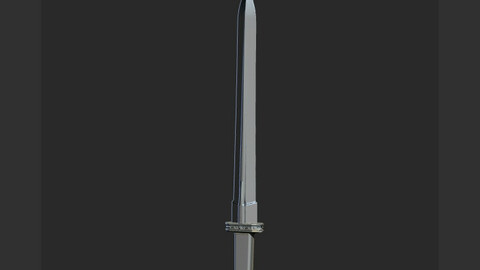 Sword medieval Free 3D print model