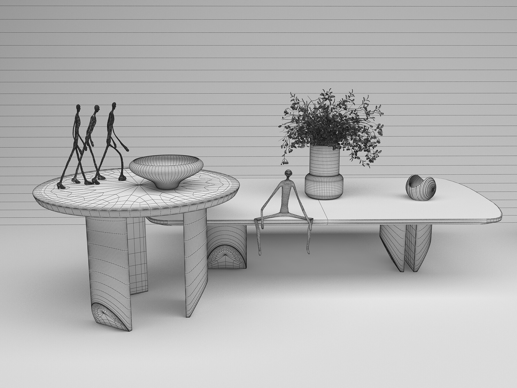 ArtStation Coffee Table Waiting Table 035 Resources