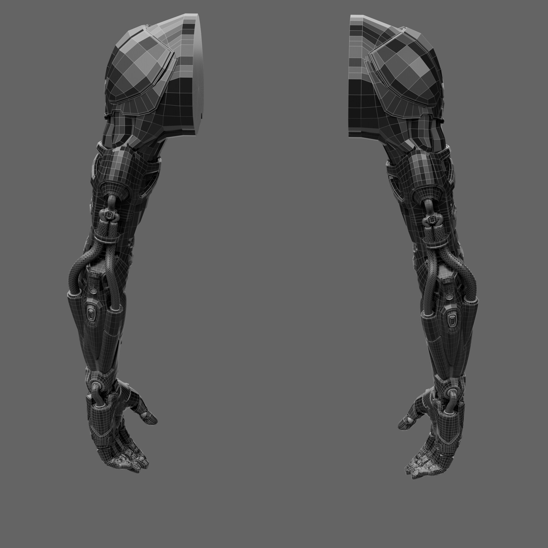 ArtStation - Realistic Cyberpunk Arm Augment | Resources