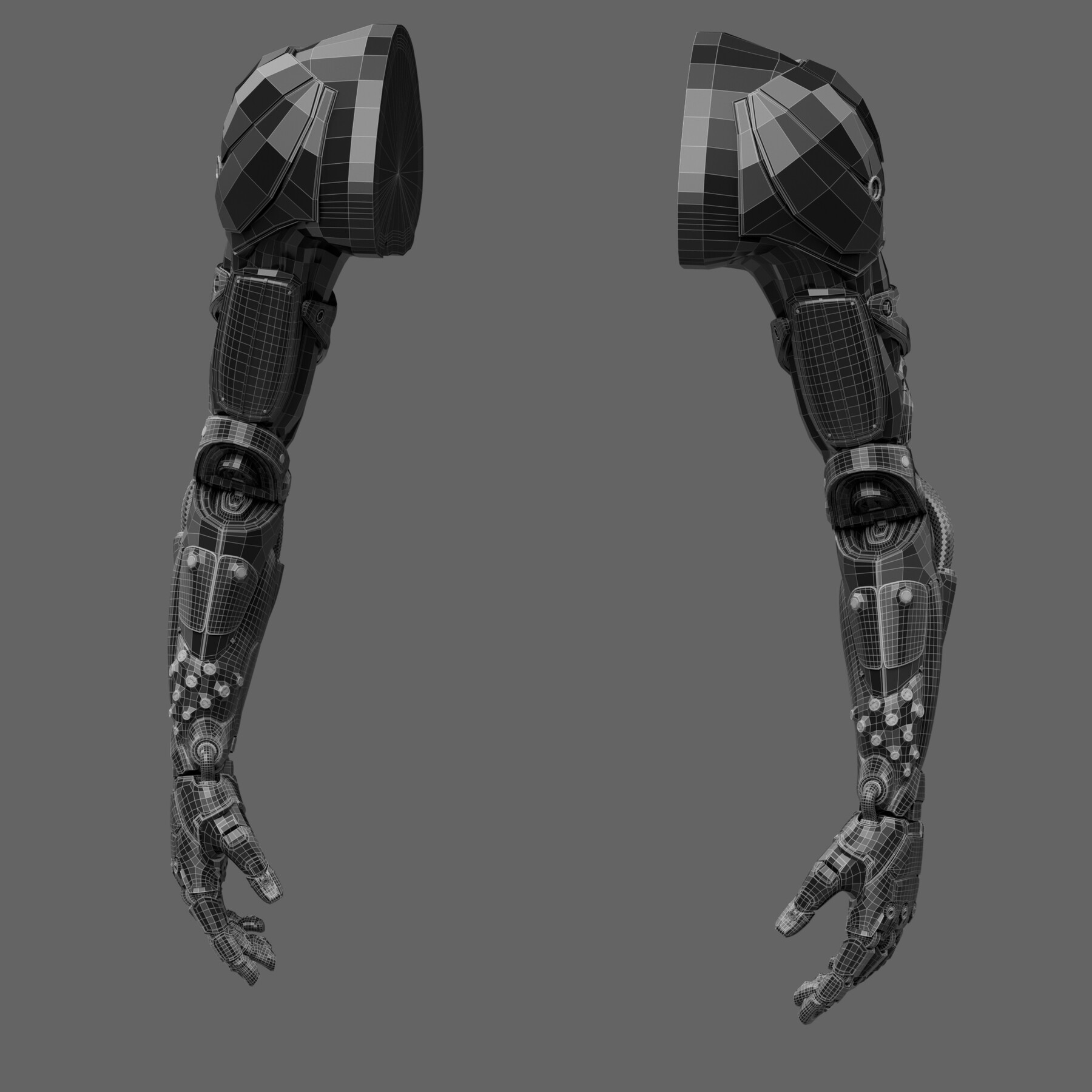 Cyberpunk Single Arm - Black