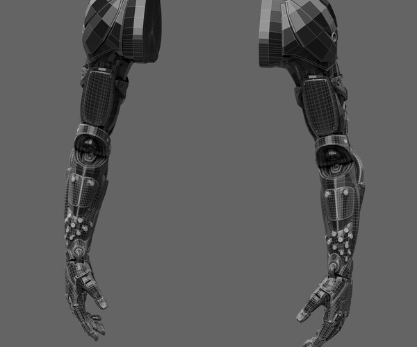 ArtStation - Realistic Cyberpunk Arm Augment | Resources