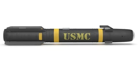AGM-114R Hellfire, Air-to-Ground Missile 3D Model