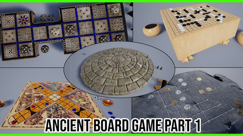 Ancient Board Games - Part 1 (UE4/UE5)