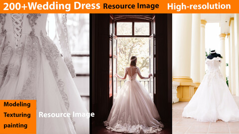 200+Wedding Dress Resource Image High-resolution