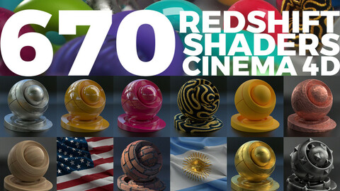 670 Redshift Shader to Cinema 4d v3