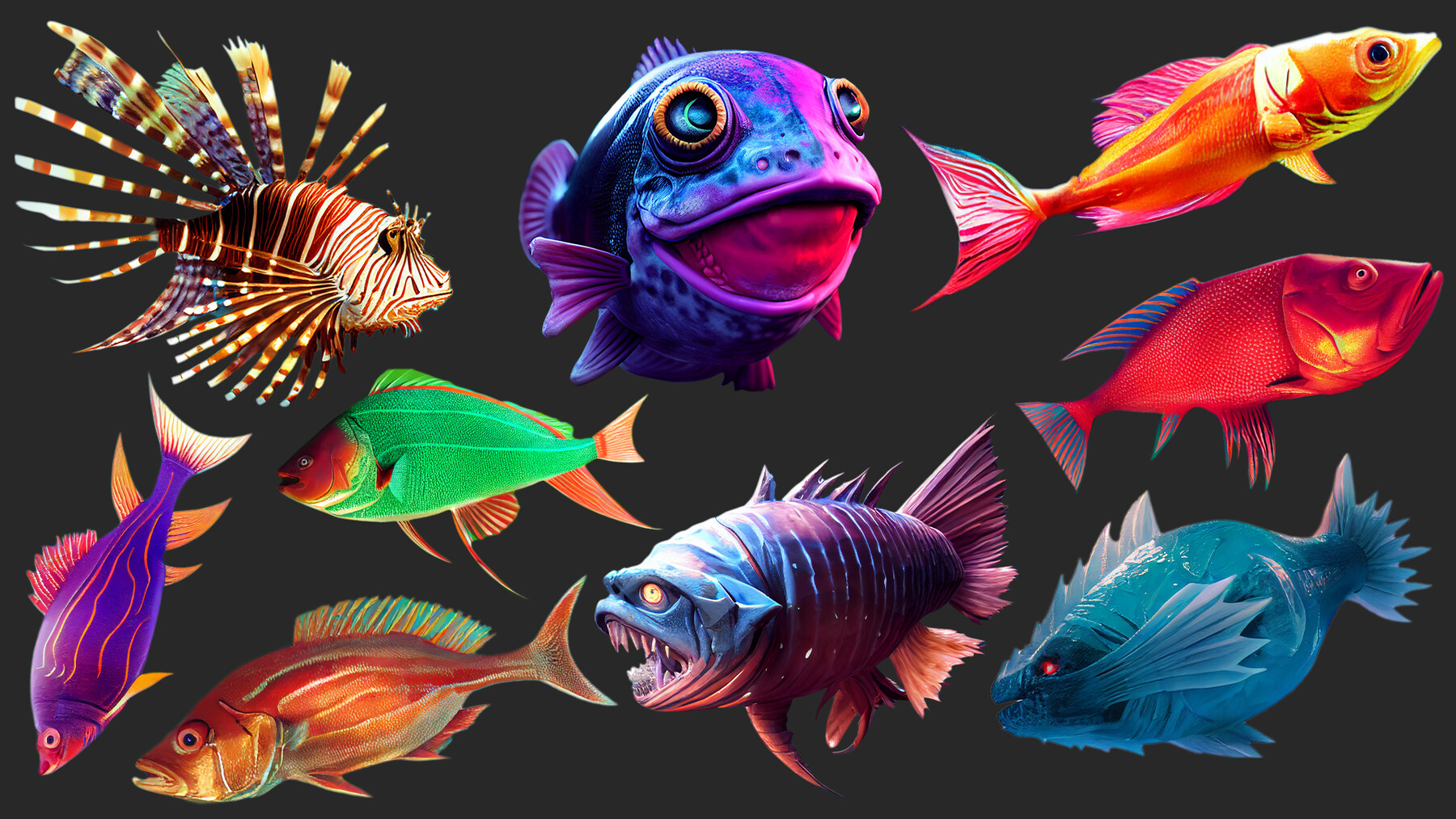 156 Fantasy Fish