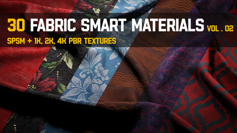" 30 High Detailed Fabric Smart Materials " (Vol.2)