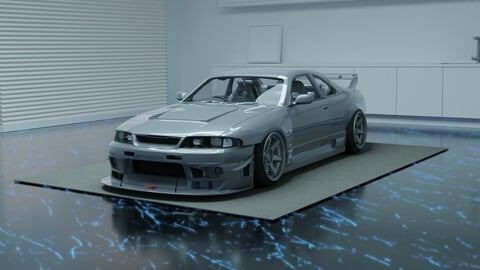 Skyline GTR | Nissan | Textured car Model |Download Now