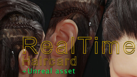 Real-Time Hairstyle + UE5 Project