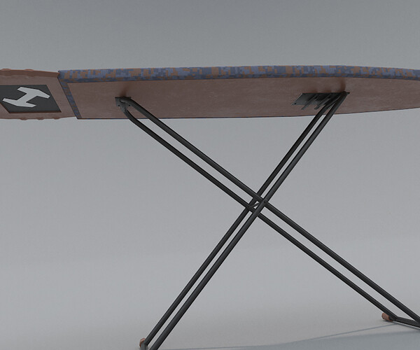 ArtStation Ironing Board Game Assets