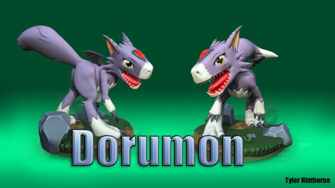Dorumon - Digimon Sculpt