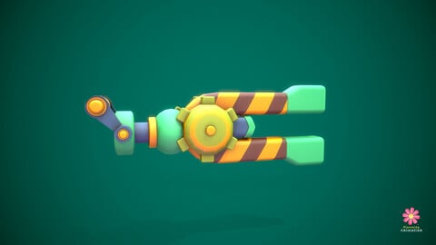 Stylized Magnetgun for Ar, Vr and Games
