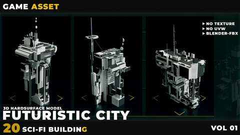 SCI-FI BUILDING FUTURISTIC CITY VOL 01