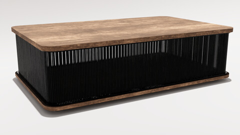 Coffee table MD02 - rectangular, loft style