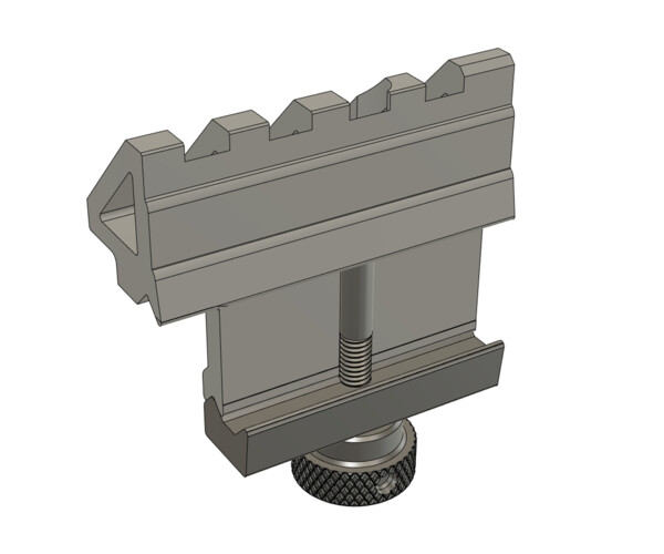 ArtStation - Picatinny Adapter 45 deg. | Resources