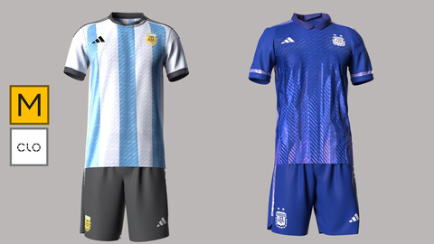 ARGENTINA 22 AWAY & Home JERSEY WORLD CUP 2022 - CLO & MD